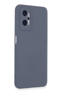 Realme 9i 4G Kılıf Nano içi Kadife Silikon - Gri