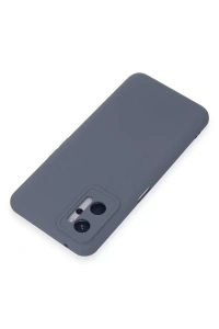 Realme 9i 4G Kılıf Nano içi Kadife Silikon - Gri