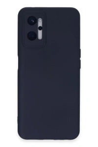 Realme 9i 4G Kılıf Nano içi Kadife Silikon - Lacivert