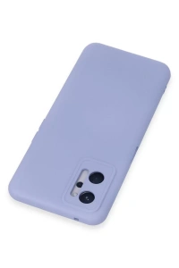 Realme 9i 4G Kılıf Nano içi Kadife Silikon - Lila