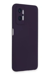 Realme 9i 4G Kılıf Nano içi Kadife Silikon - Mor