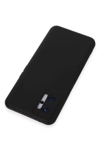 Realme 9i 4G Kılıf Nano içi Kadife Silikon - Siyah