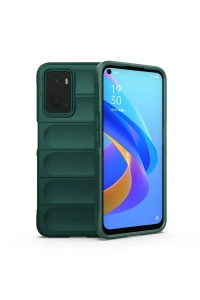 Realme 9i 4G Kılıf Optimum Silikon - Koyu Yeşil