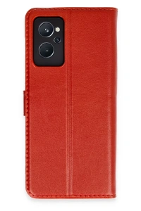 Realme 9i 4G Trend S Plus Kapaklı Kılıf - Kırmızı