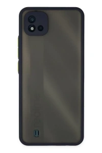 Realme C11 2021 Kılıf Montreal Silikon Kapak - Lacivert