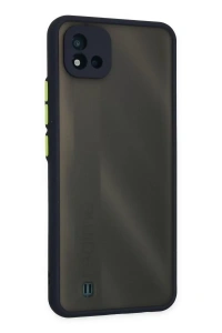 Realme C11 2021 Kılıf Montreal Silikon Kapak - Lacivert