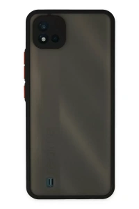 Realme C11 2021 Kılıf Montreal Silikon Kapak - Siyah