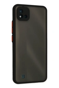 Realme C11 2021 Kılıf Montreal Silikon Kapak - Siyah