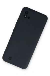 Realme C11 2021 Kılıf Nano içi Kadife Silikon - Lacivert