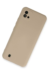 Realme C11 2021 Kılıf Nano içi Kadife Silikon - Pudra