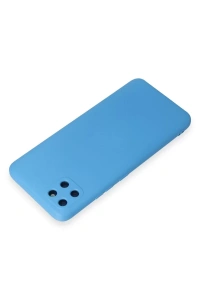Realme C11 Kılıf Nano içi Kadife Silikon - Mavi
