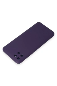 Realme C11 Kılıf Nano içi Kadife Silikon - Mor