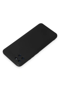 Realme C11 Kılıf Nano içi Kadife Silikon - Siyah