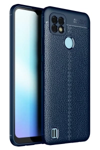 Realme C21 Kılıf Auto Focus Kapak - Lacivert