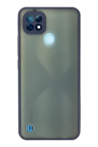 Realme C21 Kılıf Montreal Silikon Kapak - Lacivert