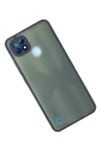 Realme C21 Kılıf Montreal Silikon Kapak - Lacivert