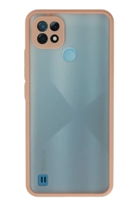 Realme C21 Kılıf Montreal Silikon Kapak - Pembe