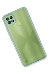 Realme C21 Kılıf Montreal Silikon Kapak - Turkuaz
