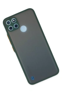 Realme C21Y Kılıf Montreal Silikon Kapak - Yeşil