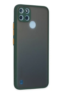 Realme C21Y Kılıf Montreal Silikon Kapak - Yeşil