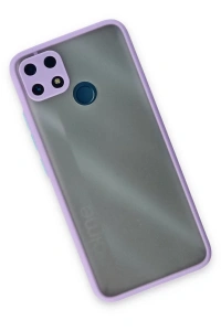 Realme C25 Kılıf Montreal Silikon Kapak - Mor