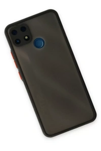 Realme C25 Kılıf Montreal Silikon Kapak - Siyah
