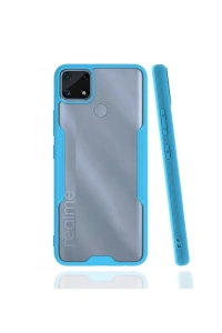 Realme C25 Kılıf Platin Silikon - Mavi