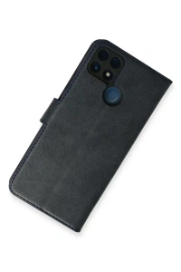 Realme C25 Kılıf Trend S Plus Kapaklı Kılıf - Lacivert
