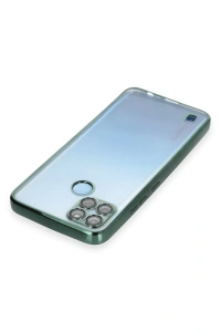 Realme C25Y Kılıf Lensli Silikon - Yeşil