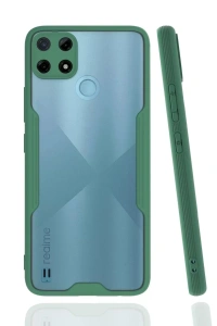 Realme C25Y Kılıf Platin Silikon - Yeşil
