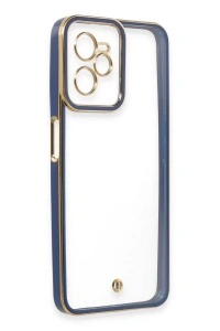 Realme C35 Kılıf Liva Lens Silikon - Mavi