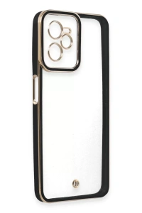 Realme C35 Kılıf Liva Lens Silikon - Siyah