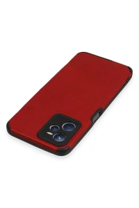 Realme C35 Kılıf Loop Deri Silikon - Kırmızı