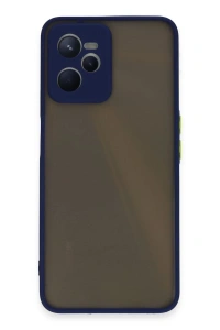 Realme C35 Kılıf Montreal Silikon Kapak - Lacivert