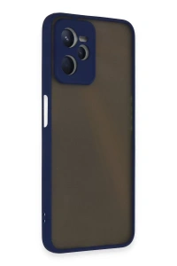 Realme C35 Kılıf Montreal Silikon Kapak - Lacivert