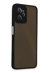 Realme C35 Kılıf Montreal Silikon Kapak - Siyah