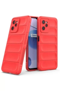 Realme C35 Kılıf Optimum Silikon - Kırmızı