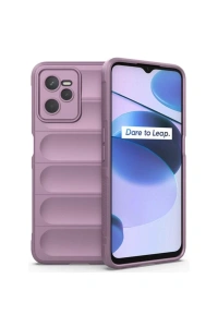 Realme C35 Kılıf Optimum Silikon - Mor