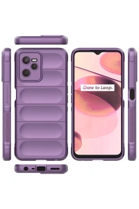 Realme C35 Kılıf Optimum Silikon - Mor