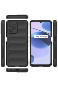 Realme C35 Kılıf Optimum Silikon - Siyah