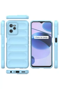 Realme C35 Kılıf Optimum Silikon - Sky Blue