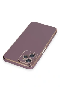 Realme C35 Kılıf Volet Silikon - Mor