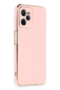 Realme C35 Kılıf Volet Silikon - Pembe