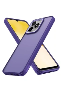 Realme C53 Kılıf Elegant Kapak - Derin Mor