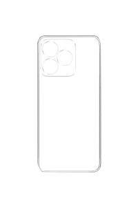 Realme C53 Kılıf Lüx Şeffaf Silikon