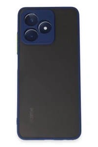 Realme C53 Kılıf Montreal Silikon Kapak - Lacivert