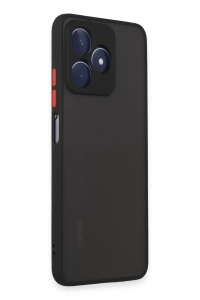 Realme C53 Kılıf Montreal Silikon Kapak - Siyah
