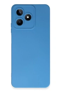 Realme C53 Kılıf Nano içi Kadife Silikon - Mavi