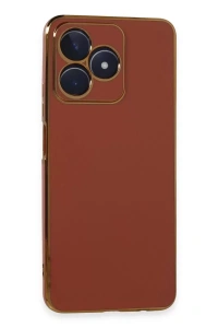 Realme C53 Kılıf Volet Silikon - Kırmızı