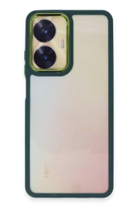 Realme C55 Kılıf Dora Kapak - Haki Yeşil
